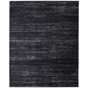 HomeRoots Black & Grey Power Loom Accent Rug