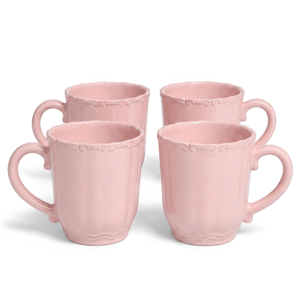 Sango Bethany Ceramic 15oz. Coffee Mugs - Sets of 4