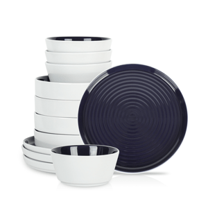 Stone Lain Elica 12pc. Stoneware Dinnerware Set