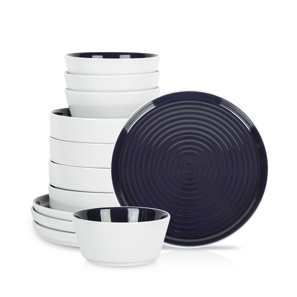 Stone Lain Elica 12pc. Stoneware Dinnerware Set