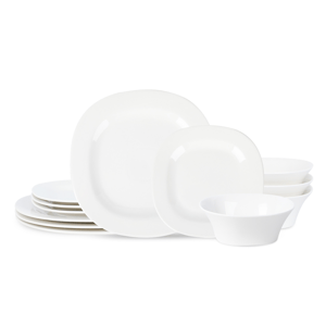 Stone Lain Quadro 12pc. Porcelain Dinnerware Set