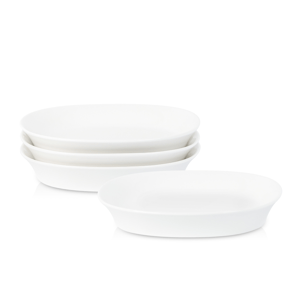 Stone Lain Quadro 4pc. Porcelain Pasta Bowl Set
