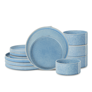 Stone Lain Bao 12pc. Stoneware Modern Dinnerware Set