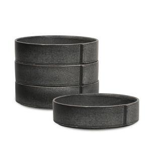 Stone Lain Bao 4pc. Modern Stonerware Pasta Bowl Set