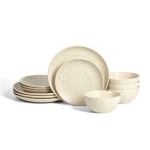 Stone Lain Dua 12pc. Stoneware Dinnerware Set
