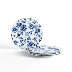 Stone Lain Fiore 4pc. New Bone China Salad Plate Set