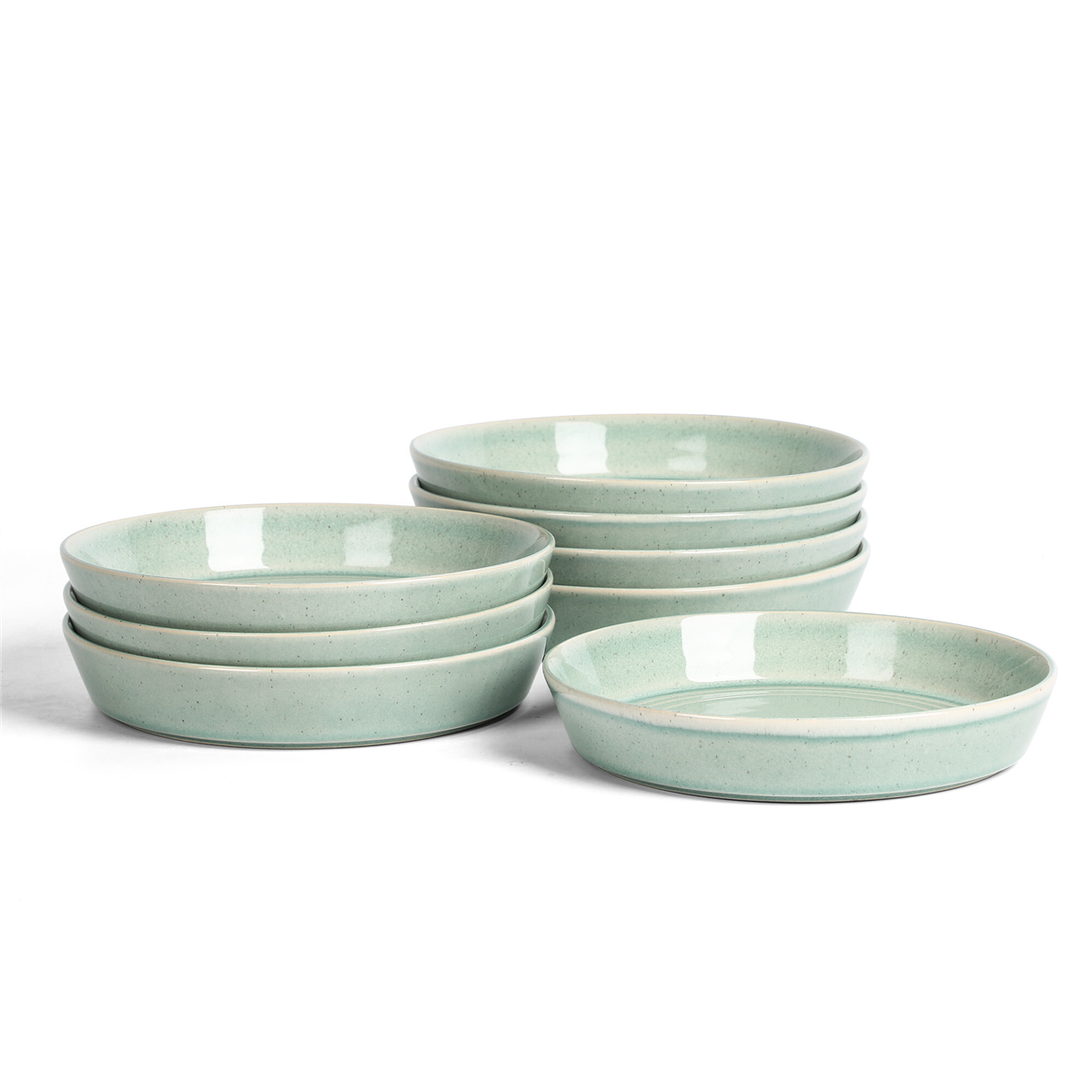 Stone + Lain Claire 8-pc. Stoneware Pasta Bowl, One Size, White