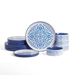 Stone Lain Tropea 12pc. Stoneware Dinnerware Set