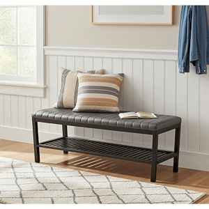 Fairway Avenue Home(tm) Bamboo Ribbed Padded 40in. Bench