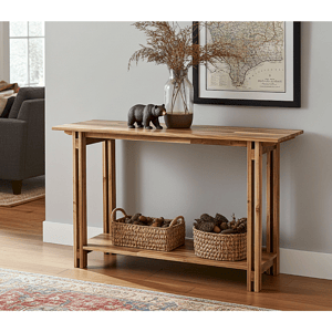 Fairway Avenue Home(tm) Solid Acacia Architectural Console Table