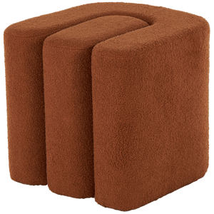 9th & Pike(R) Contemporary Copper Polyester Ottoman
