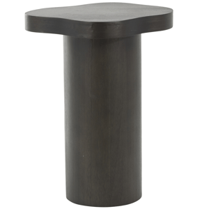 9th & Pike(R) Modern Black Wood End Table