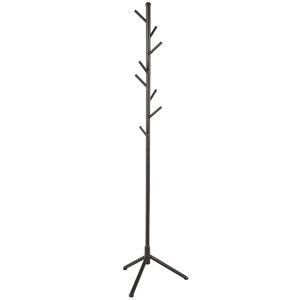 9th & Pike(R) Modern Black Metal Coat Rack