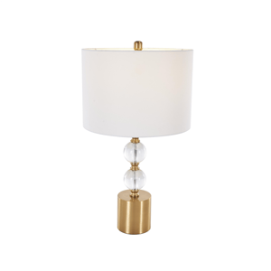 9th & Pike(R) Glam Clear Crystal Table Lamp