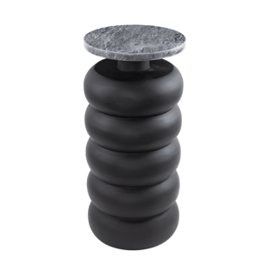 9th & Pike(R) Contemporary Black Wood End Table
