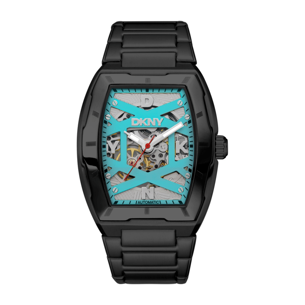 Mens DKNY Urban Automatic Turquoise Dial Watch - DK1G048M0105