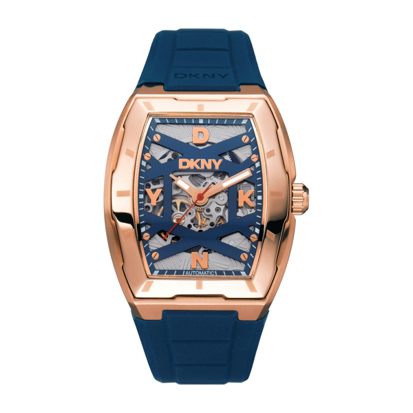 Mens DKNY Urban Automatic Dark Blue Dial Watch - DK1G048P0045