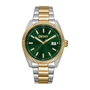 Mens DKNY Date Fluted Bezel Bracelet Watch - DK1G133M0055