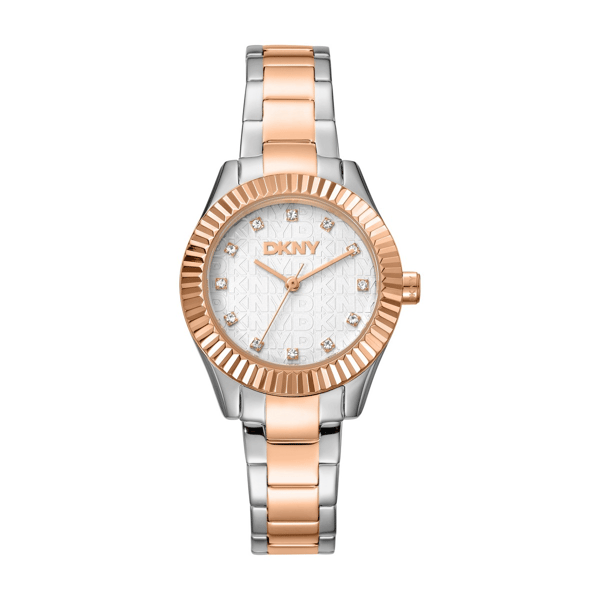 Womens DKNY Chambers Glitz Red Gold-Tone Watch - DK1L017M0095
