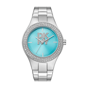 Womens DKNY Parsons Glitz Light Blue Dial Watch - DK1L025M0035