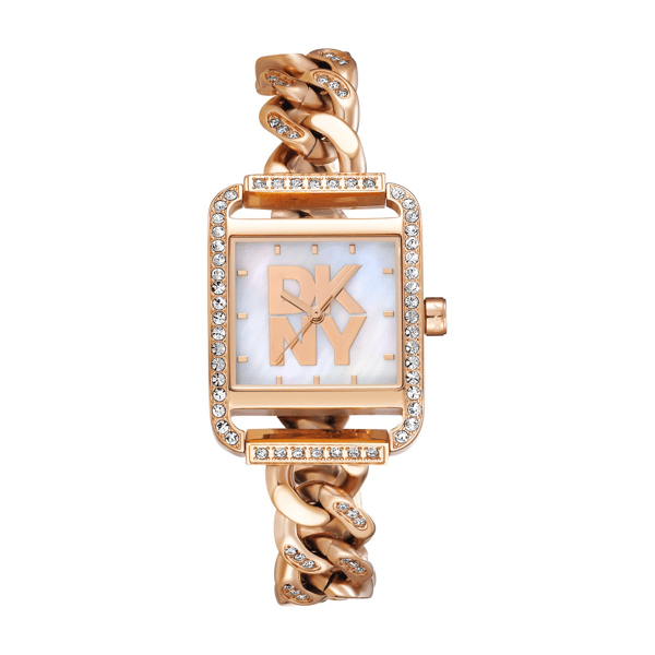 Womens DKNY City Glitz White MOP Bracelet Watch - DK1L080M0035