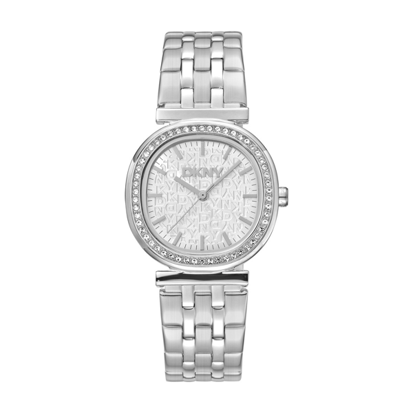 Womens DKNY Crystal Bezel Stainless Steel Watch - DK1L083M0045