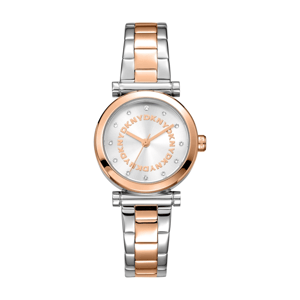 Womens DKNY Essentials Silver Dial Two-Tone Watch DK1L090M0095