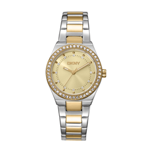 Womens DKNY Crystal Dial & Bezel Two-Tone Watch - DK1L100M0085