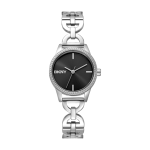 Womens DKNY Black Dial Open Link Bracelet Watch - DK1L113M0235