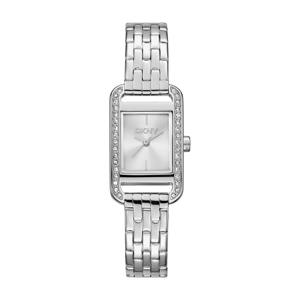 Womens DKNY Signature Shape Halo Silver Dial Watch - DK1L117M0015