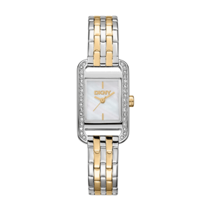 Womens DKNY Signature Shape Halo Two-Tone Watch - DK1L117M0065