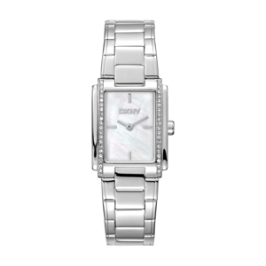 Womens DKNY Crystal-Accented Case MOP Dial Watch - DK1L122M0045