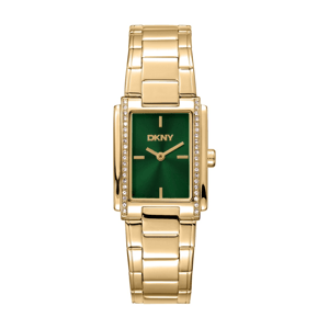 Womens DKNY Crystal Accented Case Green Dial Watch - DK1L122M0055