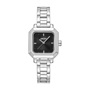 Womens DKNY Open Link Black Dial Bracelet Watch - DK1L124M0025