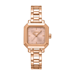 Womens DKNY Open Link Rose Gold-Tone Bracelet Watch-DK1L124M0055