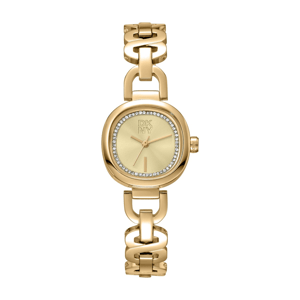 Womens DKNY Crystal Dial Gold Open Link Watch - DK1L139M0035