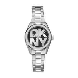 Womens DKNY Logo Black Dial Bracelet Watch Gift Set DK1L145M0045
