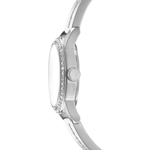Womens DKNY Black Dial Half Bangle Silver Watch - DK1L160M0025 alternate view