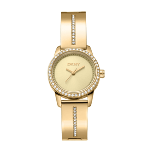 Womens DKNY Half Bangle Gold-Tone Watch - DK1L160M0035