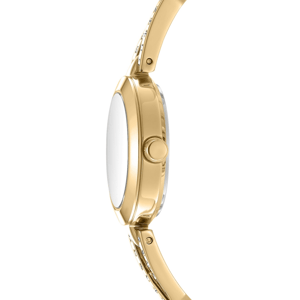 Womens DKNY Half Bangle Gold-Tone Cross Link Watch - DK1L170M0225 alternate view