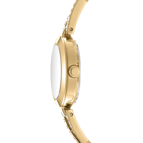 Womens DKNY Half Bangle Gold-Tone Cross Link Watch - DK1L170M0225 alternate view