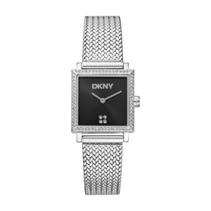 Womens DKNY Milanese Black Dial Bracelet Watch DK1L173M0085