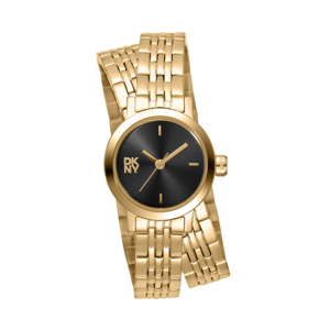 Womens DKNY Mini Gold-Tone Double Bracelet Watch - DK1L176M0045