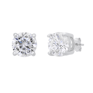 Saffron 2ctw. Moissanite Stud Earrings w/ GRA Certification Card