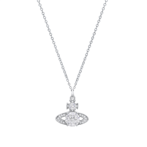 Saffron 1ctw. Moissanite Diamond Saturn Pendant Necklace