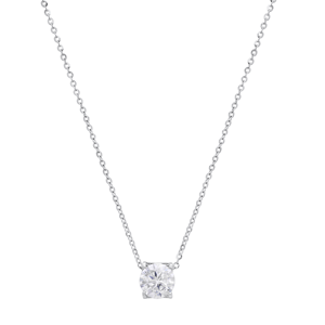 Saffron 1ctw. Moissanite Diamond Basket Pendant Necklace