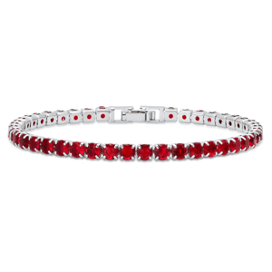Saffron CZ Stone Tennis Bracelet