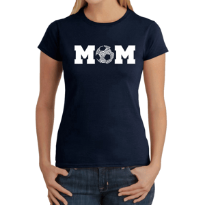 Plus Size LA Pop Art Soccer Mom Word Art Tee