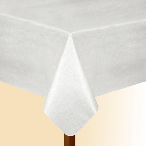 Threadmade Embossed Vinyl Cushioned Flannel Backing Table Pad