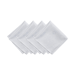 Threadmade Caiden Elegance Damask Napkins - Set of 4